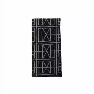 梦特娇 秋冬字母加绒加厚  保暖高级百搭 羊绒 绒线围巾 男女同款情侣款