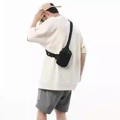 醇龙 休闲轻便简约 牛津纺 胸包 常规 男女同款情侣款 黑/白/蓝/粉/绿