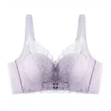 欧迪芬 舒适聚拢上托纯欲蕾丝全包软支撑侧收防外扩无钢圈文胸 女款