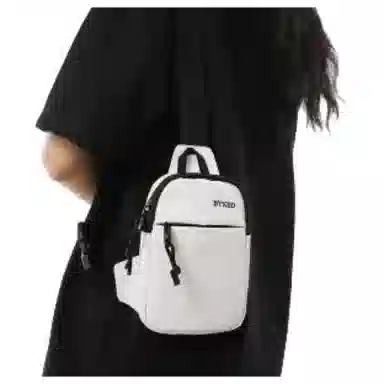 醇龙 休闲轻便简约 牛津纺 胸包 常规 男女同款情侣款 黑/白/蓝/粉/绿