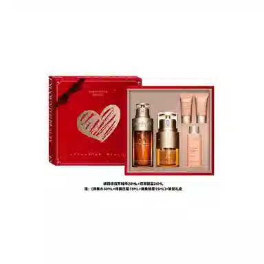 娇韵诗 经典黄金双萃修护精华弹簧组合礼盒护肤套装 淡纹提亮滋润紧致 四件套