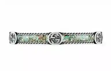 Gucci Interlocking G Enamel Bracelet