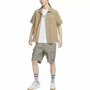 Nike SB x Jarritos Bowling Shirt Khaki