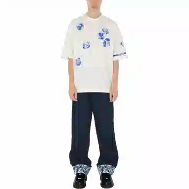 Burberry Rose Cotton T-Shirt LogoT