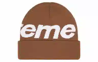Supreme Week 10 big logo beanie