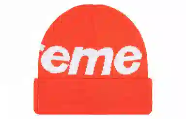 Supreme Week 10 big logo beanie