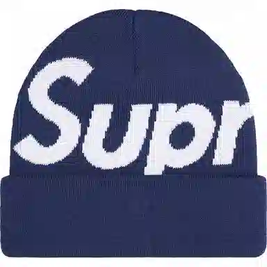 Supreme Week 10 big logo beanie