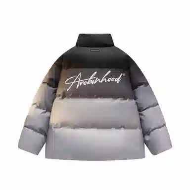 ROBINHOOD Gradient Logo Down Jacket
