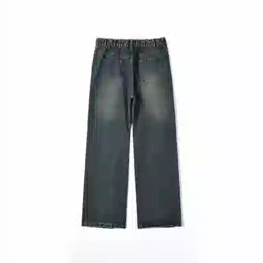 GEOFFREY B. SMALL Vintage Straight Jeans Deep Blue