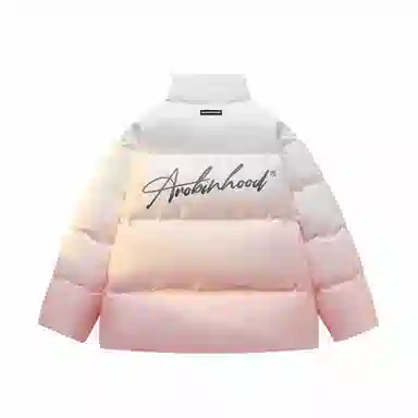 ROBINHOOD Gradient Logo Down Jacket