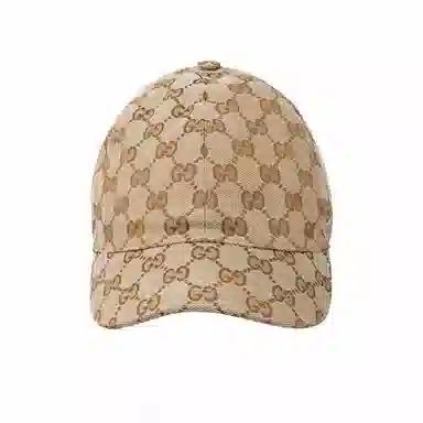 Gucci GG Canvas Baseball Cap Beige/Ebony