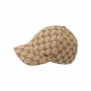 Gucci GG Canvas Baseball Cap Beige/Ebony