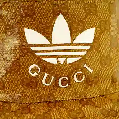 GUCCI x Adidas Crystal Canvas Bucket Hat Brown