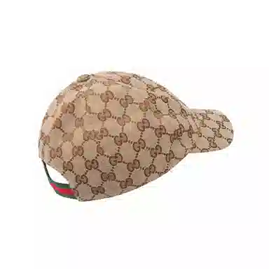 Gucci GG Canvas Baseball Cap Beige/Ebony