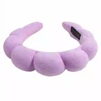 彤彤兔 百搭简约小清新云朵海绵 时尚高颅顶压发 绒布 发箍 女款