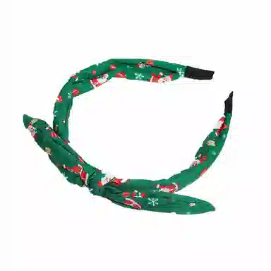 彤彤兔 蝴蝶结雪花印花布艺 布料 发箍 女款