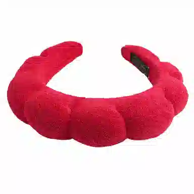 彤彤兔 百搭简约小清新云朵海绵 时尚高颅顶压发 绒布 发箍 女款