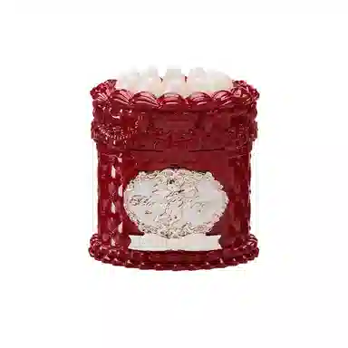 花知晓 草莓丘比特系列 蛋糕唇霜 丝绒 自然不沾杯