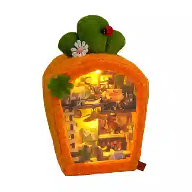 欧洛伊 小屋手工制作玩具 拼装模型