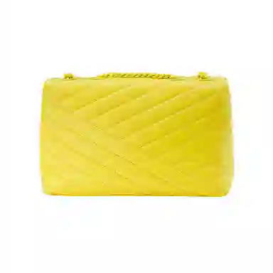 Tory Burch Kira Chevron Crossbody Yellow