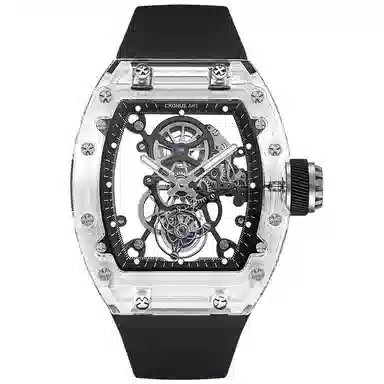 CRONUSART Tourbillon Sapphire Barrel Men's Watch