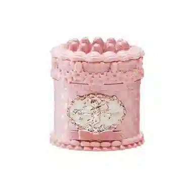 花知晓 草莓丘比特系列 蛋糕唇霜 丝绒 自然不沾杯