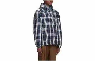 Burberry Hooded Jacket Navy