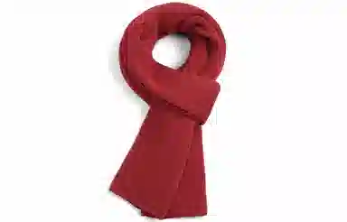 优幽兰 纯色 仿羊绒针织 加厚防风防寒保暖护脖简约休闲 绒线围巾 男女同款情侣款