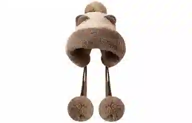 优幽兰 显脸小纯色防风防寒加厚保暖高级感小众 绒线帽 女款