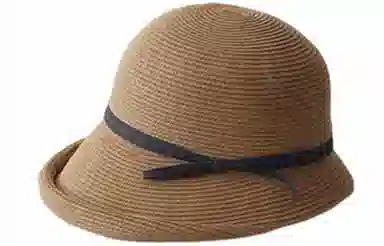 优幽兰 休闲户外防紫外线时尚潮流休闲户外旅行法式慵懒风大帽檐显脸小 聚酯纤维 渔夫帽 女款