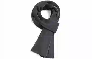 优幽兰 纯色 仿羊绒针织 加厚防风防寒保暖护脖简约休闲 绒线围巾 男女同款情侣款