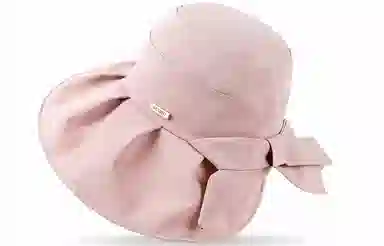 优幽兰 休闲大头围太阳帽时尚韩版遮阳帽显脸小沙滩帽防紫外线旅游实用骑车气质减龄 韩系穿搭 棉 渔夫帽 女款