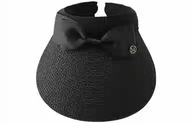 优幽兰 小众大帽檐显脸小户外防紫外线气质优雅旅行穿搭 草编 防晒帽 女款