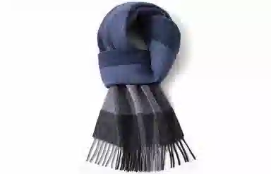 优幽兰 针织 加厚保暖 防风防寒 高级感 绒线围巾 男款