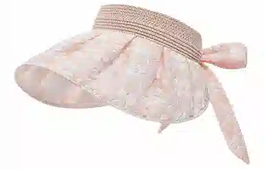 优幽兰 户外旅行大帽檐显脸小法式气质 聚酯纤维 防晒帽 女款