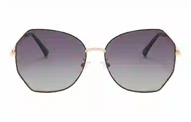 优幽兰 小众大脸显小休闲个性墨镜时尚街拍圆脸防紫外线复古韩版眼镜气质遮阳潮流防晒 不锈钢 方形 太阳镜 男女同款情侣款