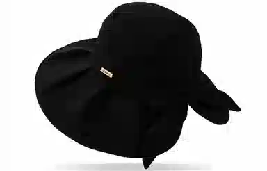 优幽兰 休闲大头围太阳帽时尚韩版遮阳帽显脸小沙滩帽防紫外线旅游实用骑车气质减龄 韩系穿搭 棉 渔夫帽 女款