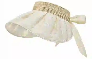 优幽兰 户外旅行大帽檐显脸小法式气质 聚酯纤维 防晒帽 女款