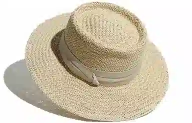 优幽兰 时尚休闲百搭夏季出游海边度假赫本风宽檐户外出行防紫外线气质优雅 纤维素材料 礼帽 男女同款情侣款