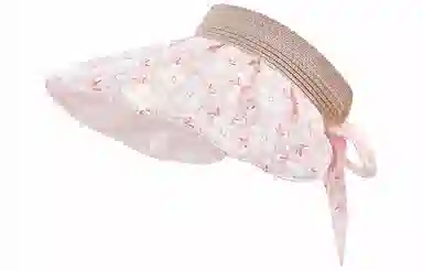 优幽兰 时尚百搭夏季小清新时尚百搭气质优雅法式夏季防紫外线户外出游拍照打卡 聚酯纤维 防晒帽 女款