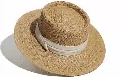 优幽兰 时尚休闲百搭夏季出游海边度假赫本风宽檐户外出行防紫外线气质优雅 纤维素材料 礼帽 男女同款情侣款