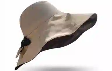 优幽兰 大头围遮阳韩版实用显脸小防紫外线旅游沙滩气质高级感休闲开车 聚酯纤维 渔夫帽 女款