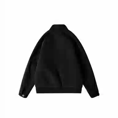 我是大卫 加厚立领毛呢宽松百搭保暖夹克外套 男女同款