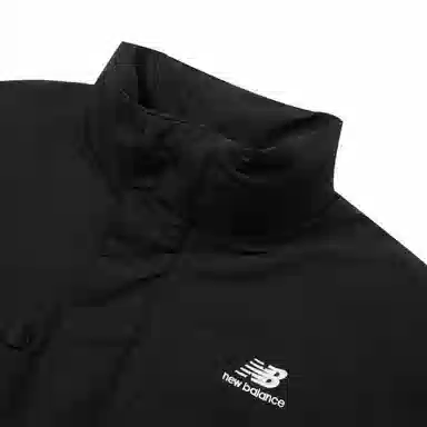 New Balance Logo Puffer Jacket Black