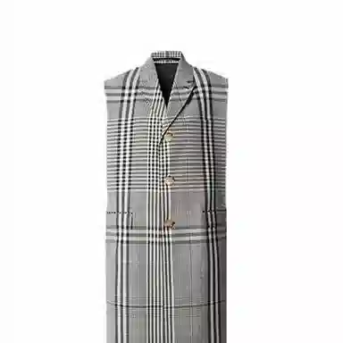 Burberry Sleeveless Wool Coat