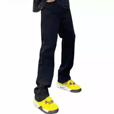 PANDA ADEVIL Wide Leg Denim Pants