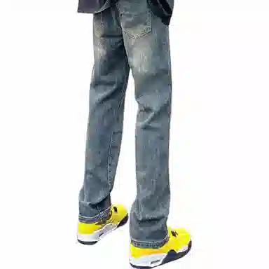 PANDA ADEVIL Wide Leg Denim Pants