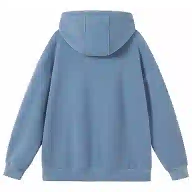 大卫贝肯 美式复古简约百搭休闲宽松套头连帽卫衣 男女同款 黑色