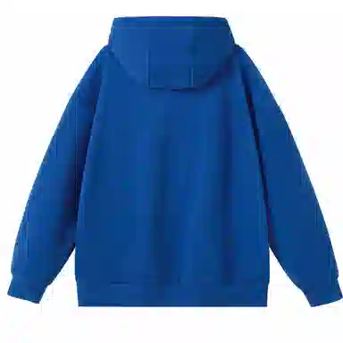 大卫贝肯 美式复古简约百搭休闲宽松套头连帽卫衣 男女同款 黑色