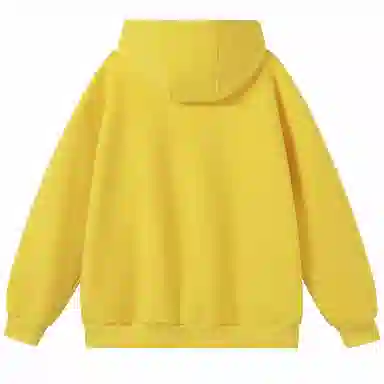 大卫贝肯 美式复古简约百搭休闲宽松套头连帽卫衣 男女同款 黑色